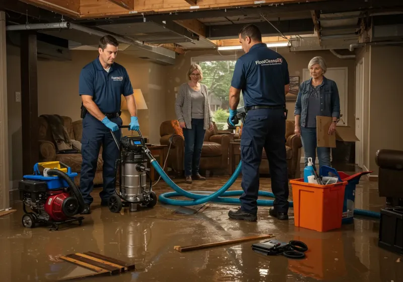 Basement Water Extraction and Removal Techniques process in Crossville, AL